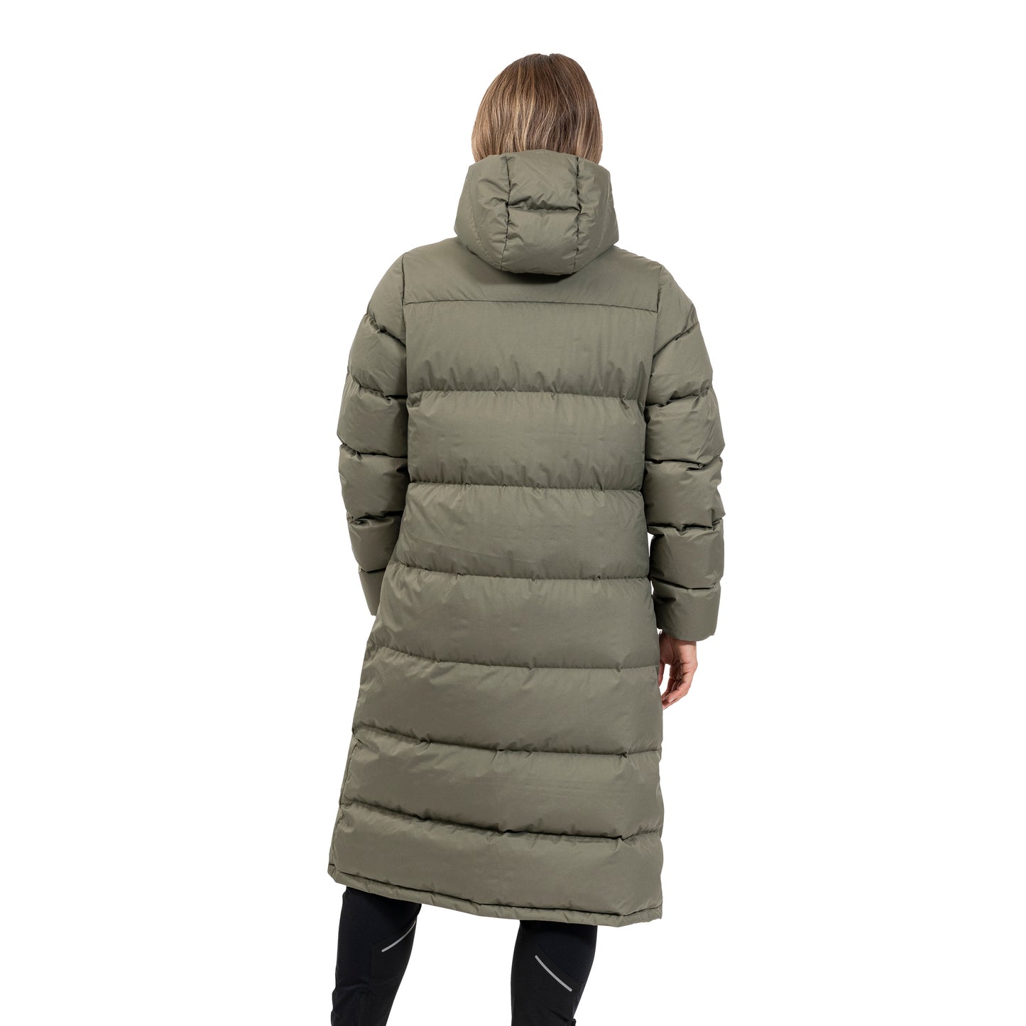 Bergans Urban Down Long Coat Women Green Mud