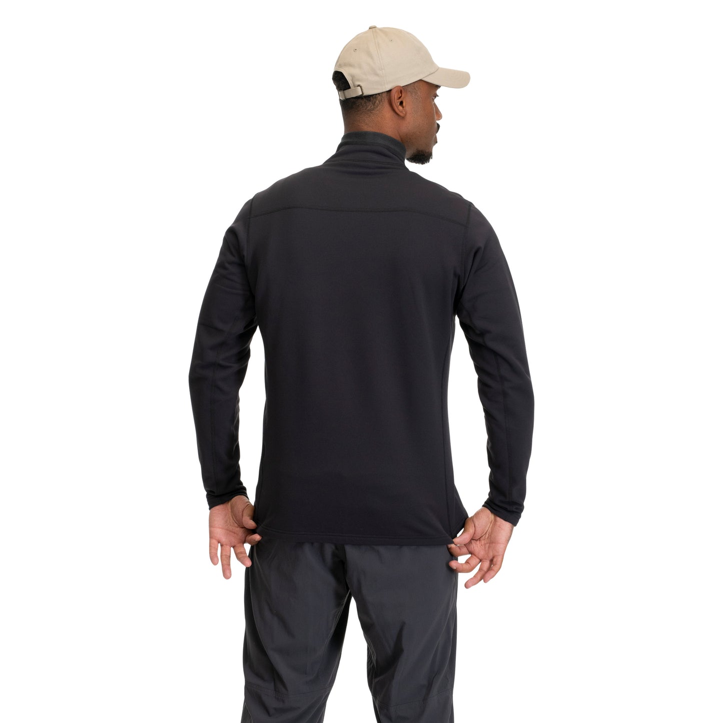 Bergans Midtli Midlayer Half Zip Men Black