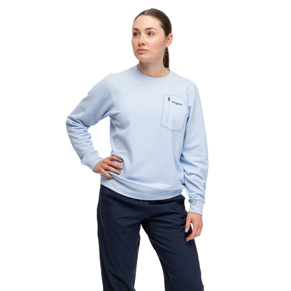 Bergans Midtli Midlayer Sweatshirt Women Cool Blue