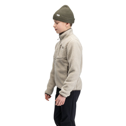 Bergans Lunnan Pile Fleece Jacket Junior Coastal Sand