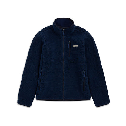 Bergans Lunnan Pile Fleece Jacket Junior Navy Blue