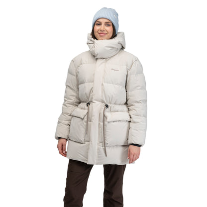 Bergans Dyna Down Hood Jacket Women Bone White