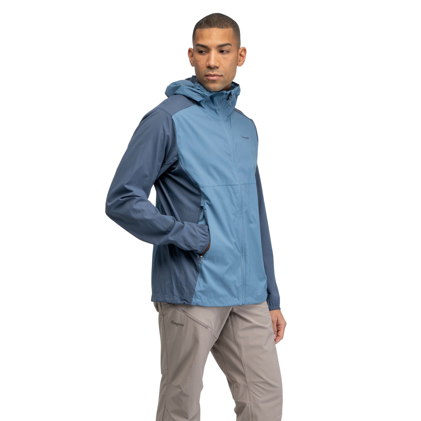 Bergans Rabot Windbreaker Jacket Men Elemental Blue / Granite Blue