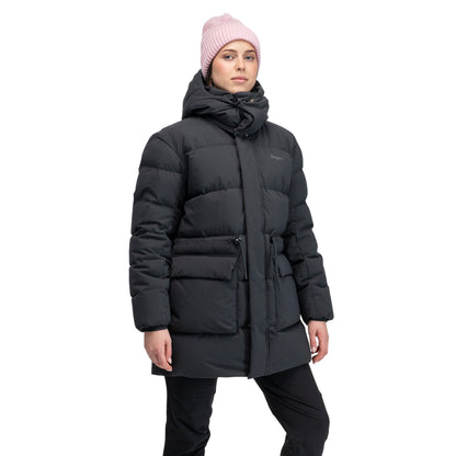 Bergans Dyna Down Hood Jacket Women Dark Shadow Grey