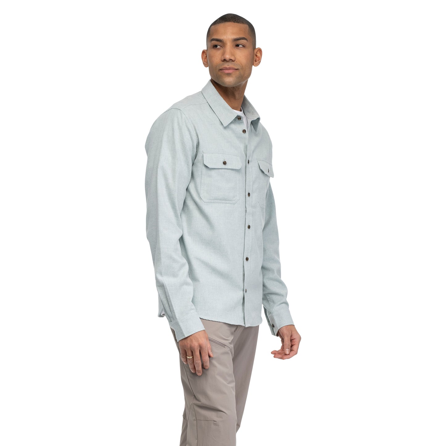 Bergans Nordmarka Flannel Shirt Men Dried Sage