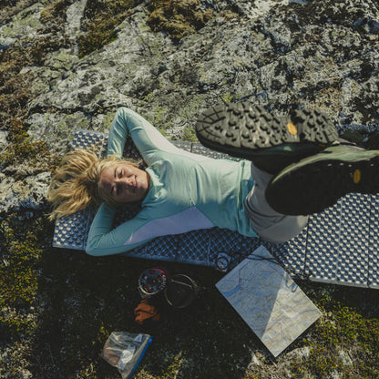 Bergans Inner:Pure Merino Long Sleeve Women Mint Crush / Vanilla White