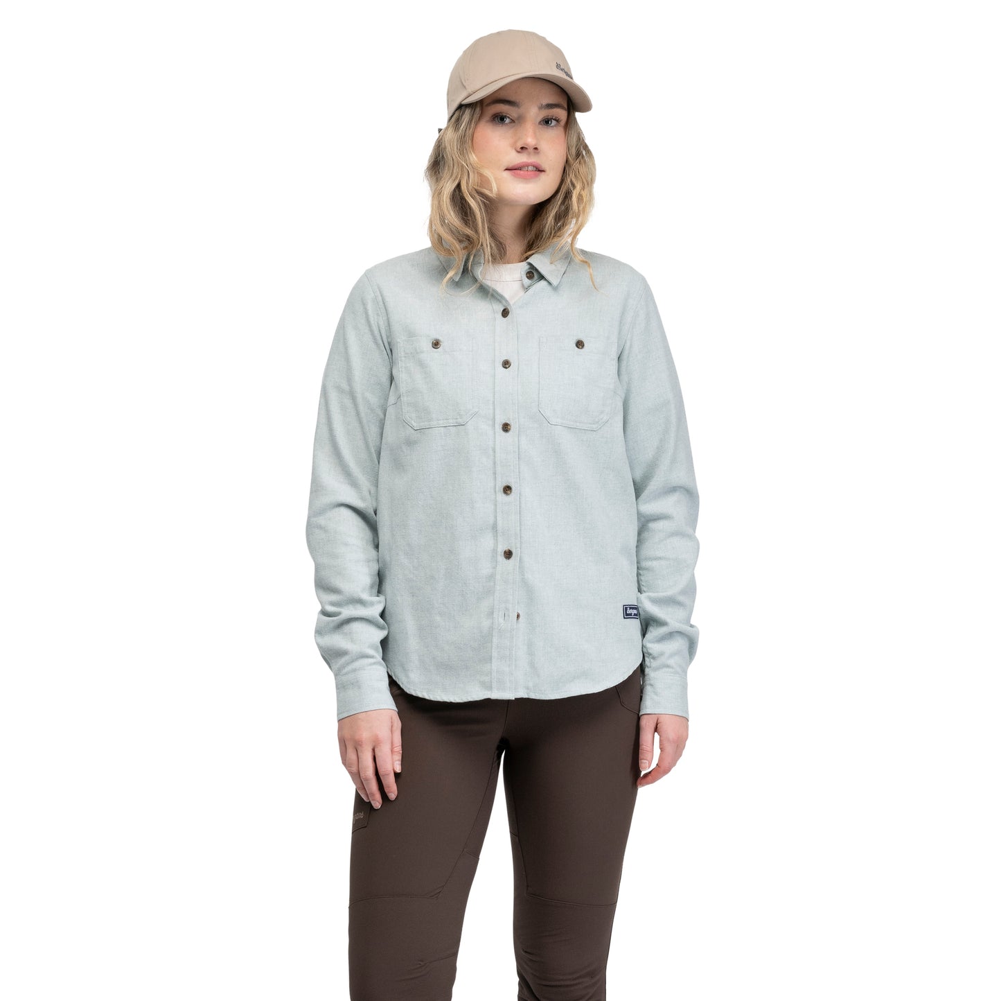 Bergans Nordmarka Flannel Shirt Women Dried Sage