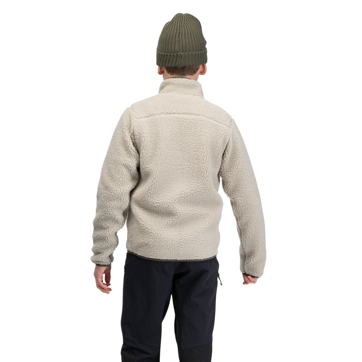 Bergans Lunnan Pile Fleece Jacket Junior Coastal Sand