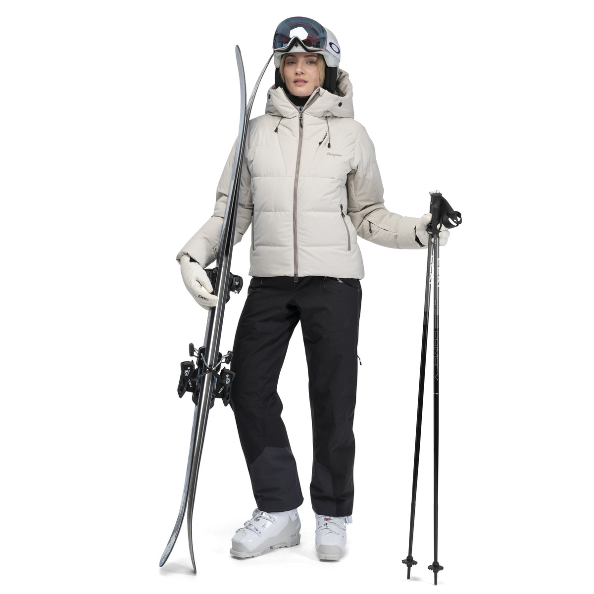 Bergans Oppdal Down Jacket Women Bone White