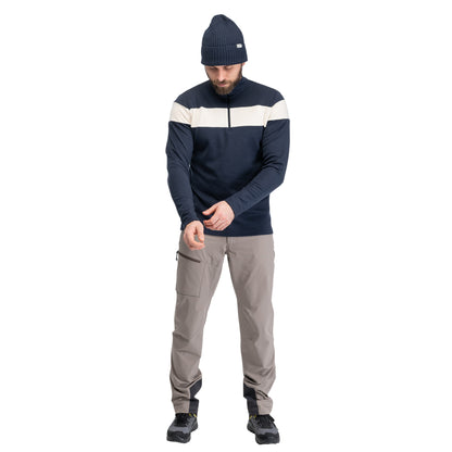 Bergans Uldal Wool Half Zip Men Dark Navy / Creme