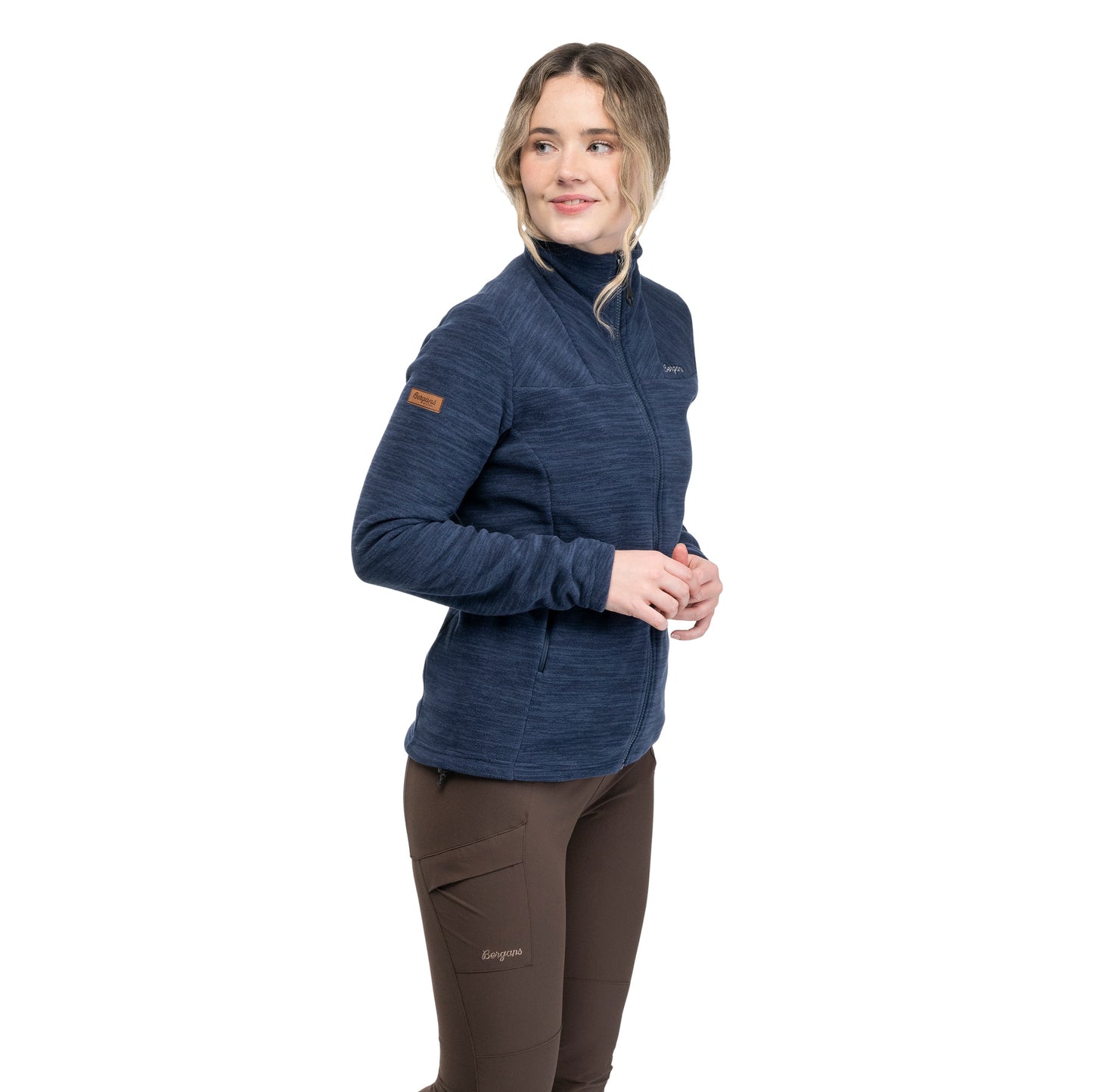 Bergans Hareid Fleece Jacket Women Navy Blue
