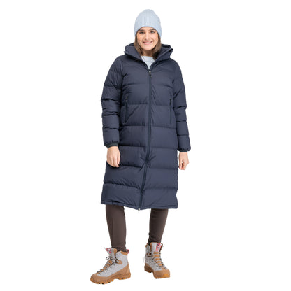 Bergans Urban Down Long Coat Women Dark Navy