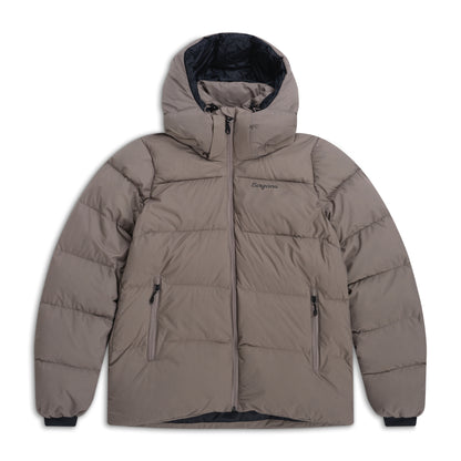 Bergans Lava Warm Down Jacket w/Hood Women Rock Taupe