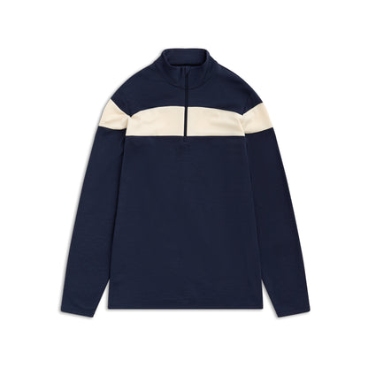 Bergans Uldal Wool Half Zip Men Dark Navy / Creme