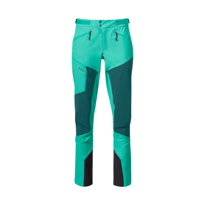 Bergans Tind Softshell Pants Women Light Malachite Green / Malachite Green