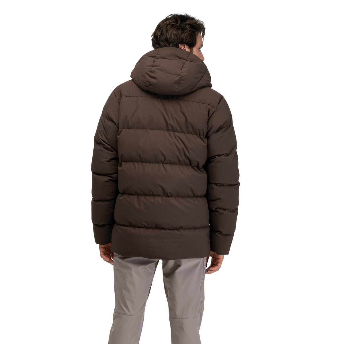 Bergans Dyna Down Hood Jacket Men Dark Chocolate