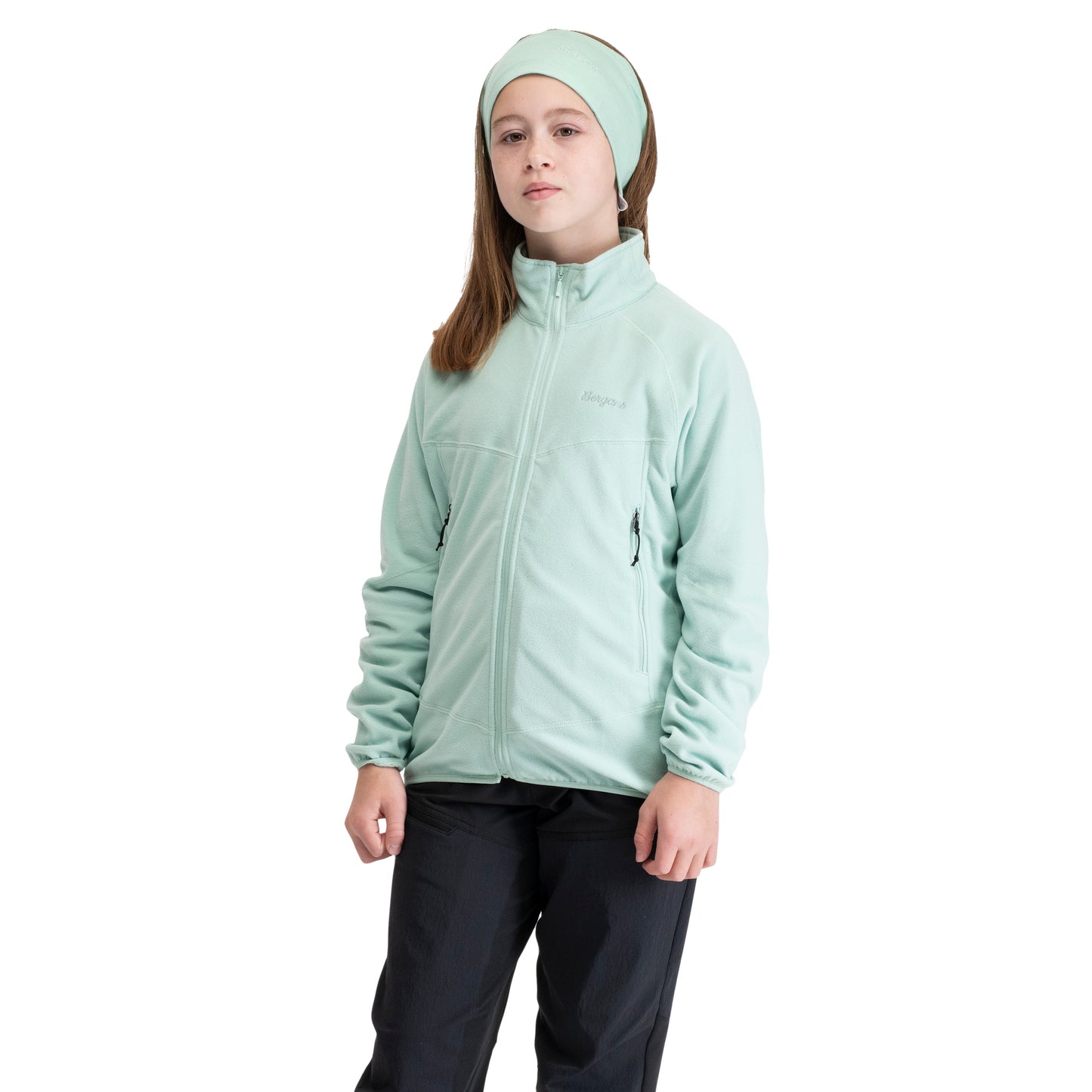 Bergans Junior Fleece Midlayer Jacket Mint Crush