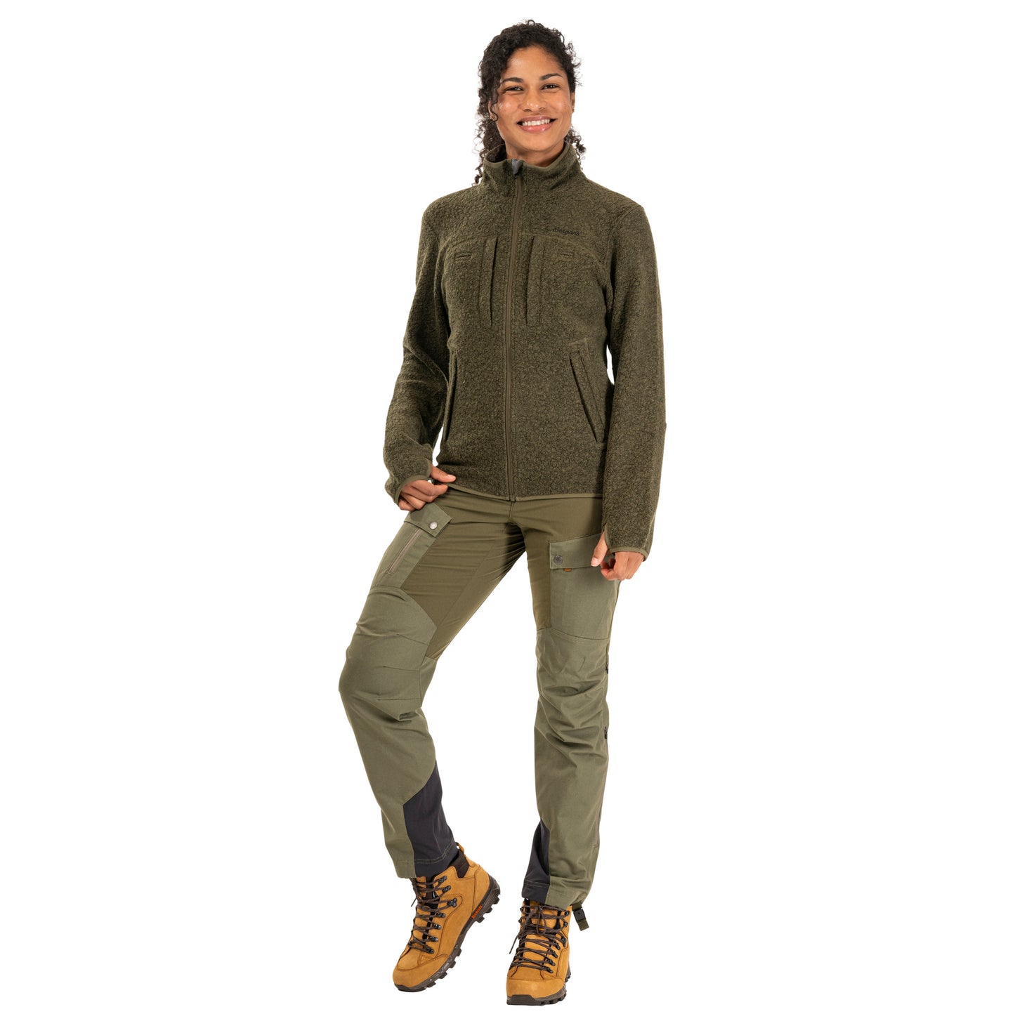 Bergans Myrull Outdoor Jacket Dark Green Mud