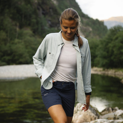 Bergans Nordmarka Flannel Shirt Women Dried Sage