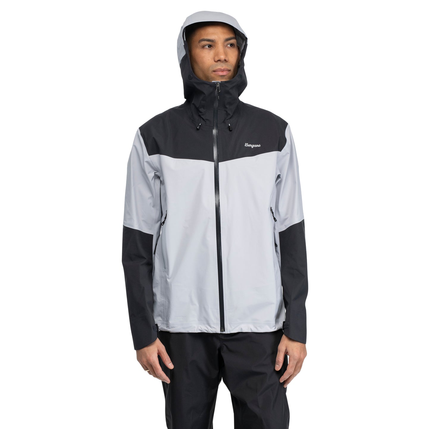Bergans Rabot Light 3L Shell Jacket Men Pearl Grey / Dark Shadow Grey