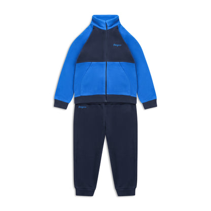 Bergans Lilletind Fleece Set Kids Olympic Blue / Navy Blue