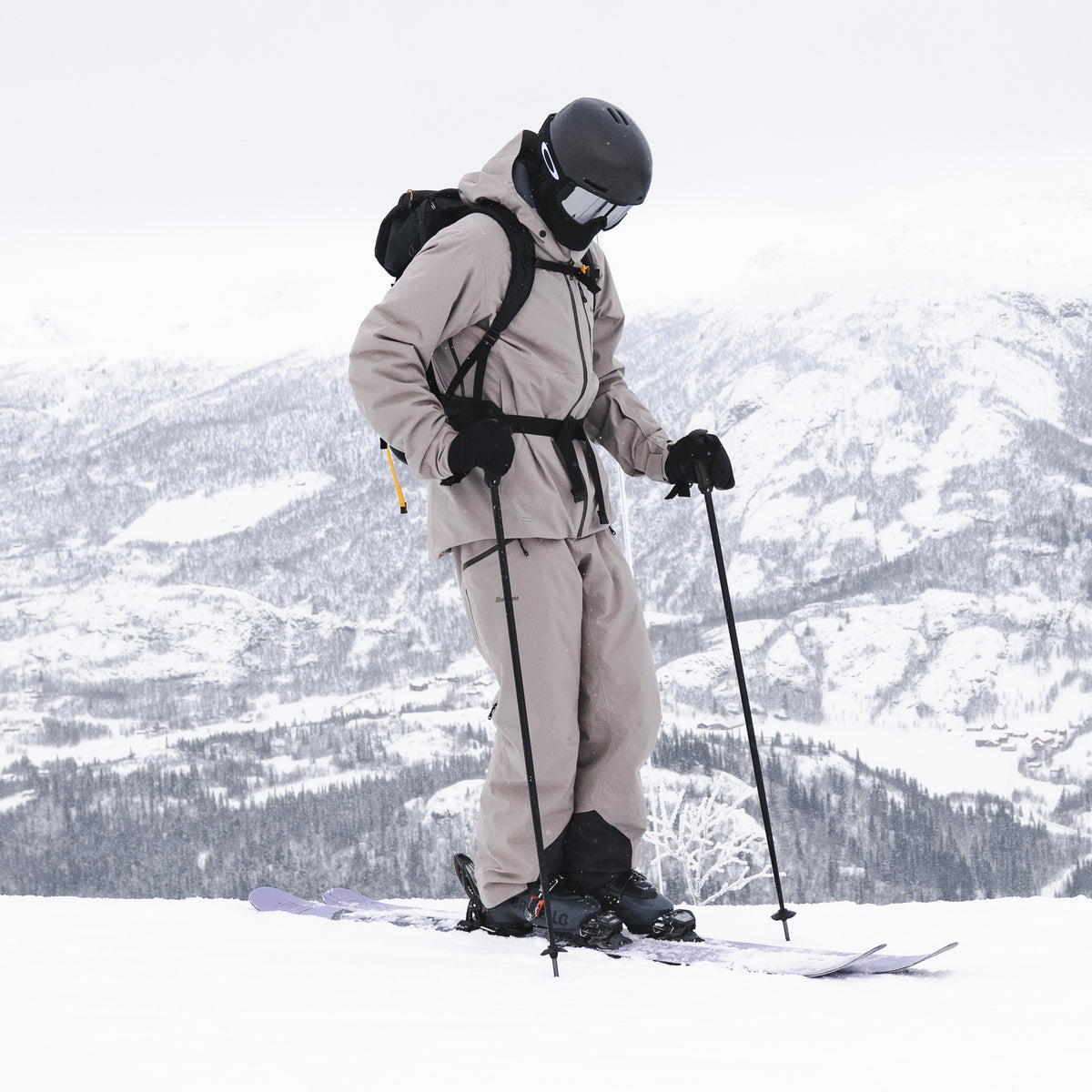 Bergans Oppdal Insulated Shell Jacket Men Rock Taupe