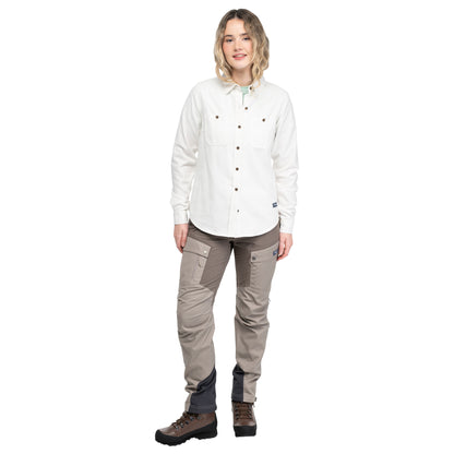 Bergans Nordmarka Flannel Shirt Women Arctic White