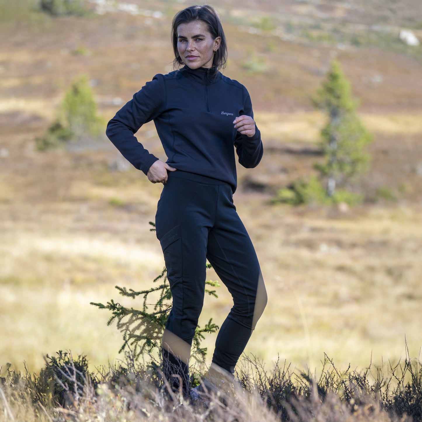 Bergans Fløyen Winter Tights Women Black