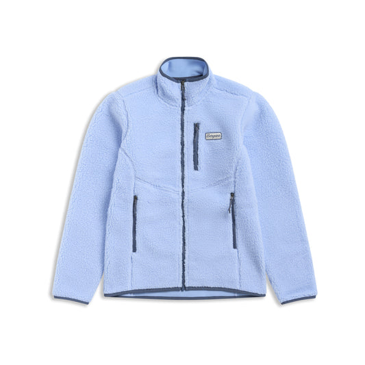 Bergans Lunnan Pile Fleece Jacket Women Cool Blue