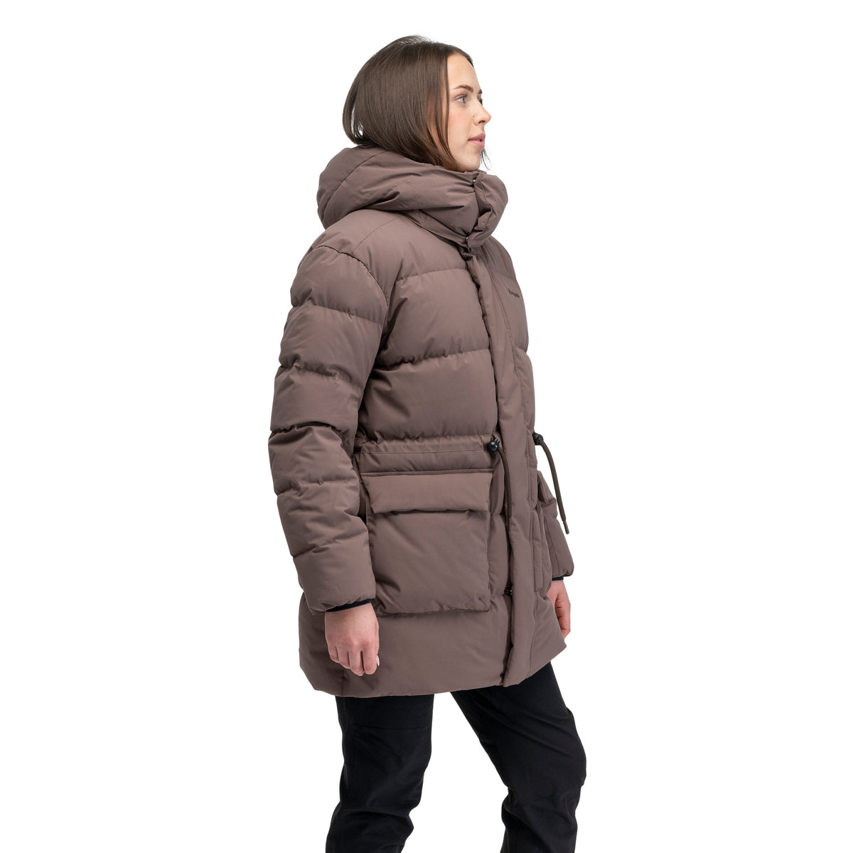 Bergans Dyna Down Hood Jacket Women Hot Cocoa