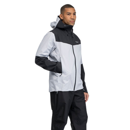 Bergans Rabot Light 3L Shell Jacket Men Pearl Grey / Dark Shadow Grey