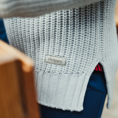 Bergans Nordmarka Merino High Neck Jumper Women Vanilla White