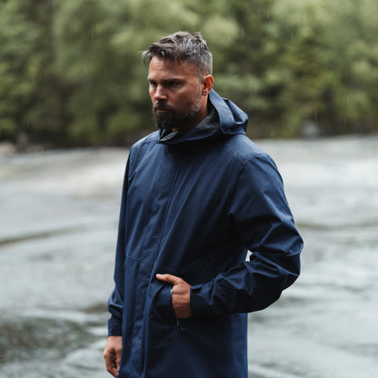 Bergans Urban 2L Shell Coat Men Navy Blue
