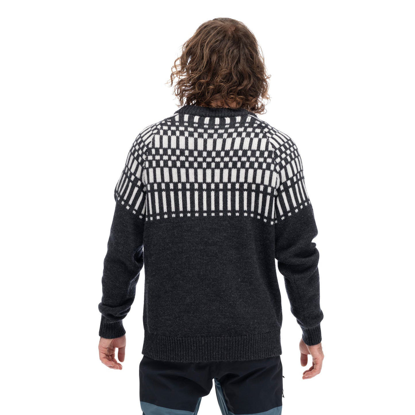 Bergans Nordmarka Merino Jumper Men Dark Shadow Grey/Aluminium