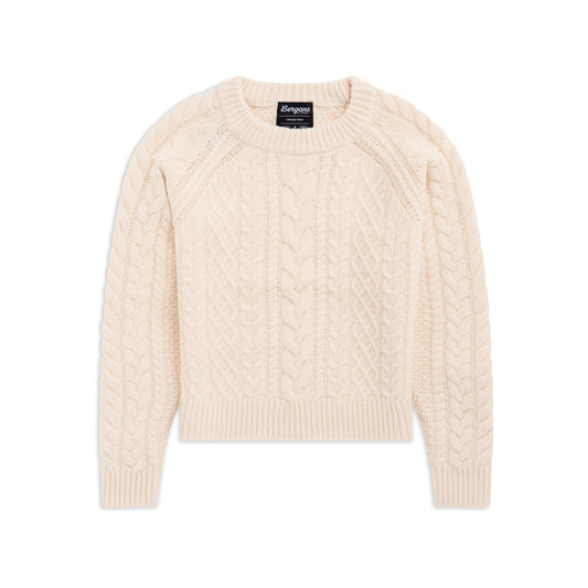 Bergans Lofoten Knitted Wool Jumper Women Creme