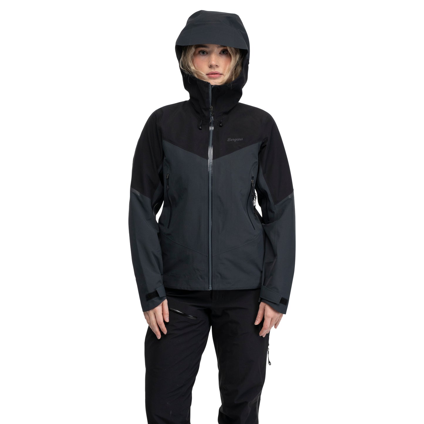 Bergans Rabot Alpine 3L Shell Jacket Women Black / Dark Shadow Grey
