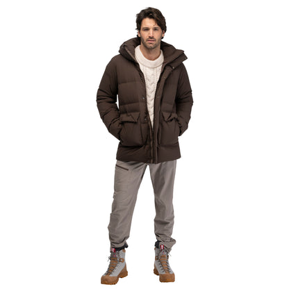Bergans Dyna Down Hood Jacket Men Dark Chocolate