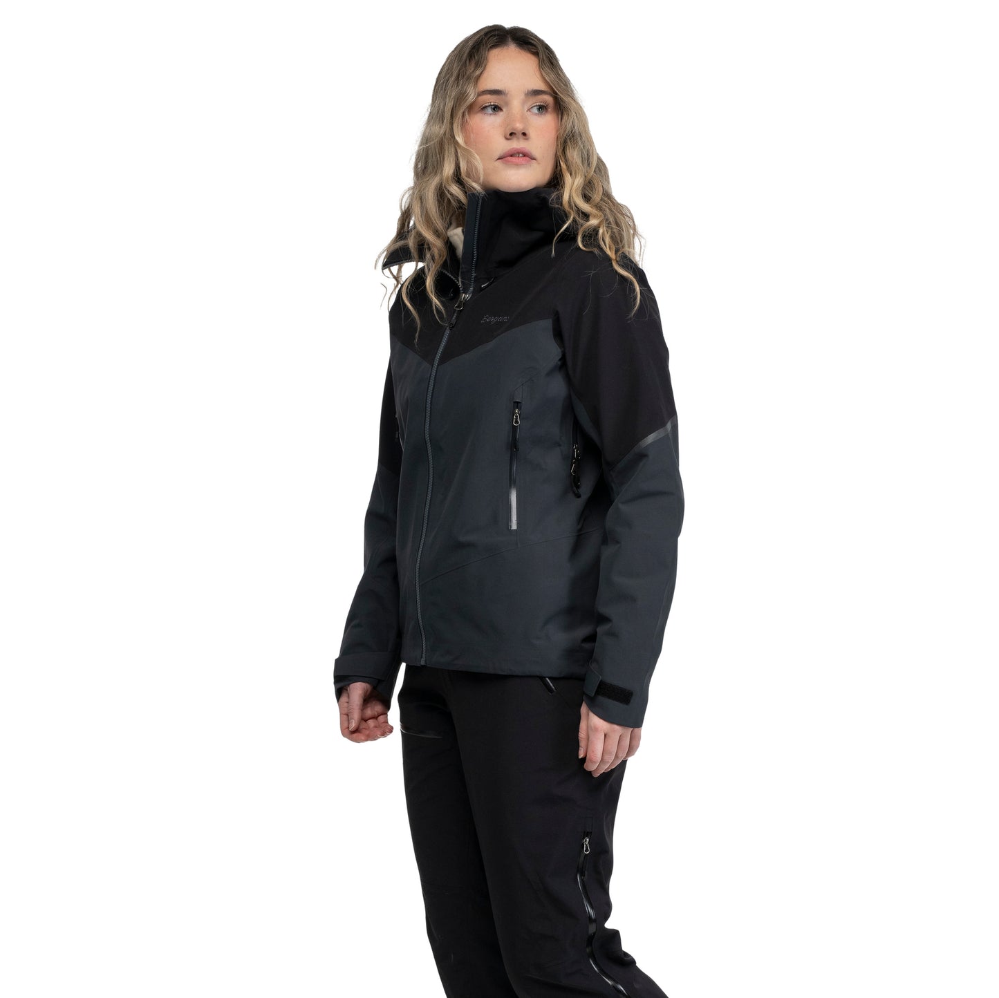 Bergans Rabot Alpine 3L Shell Jacket Women Black / Dark Shadow Grey