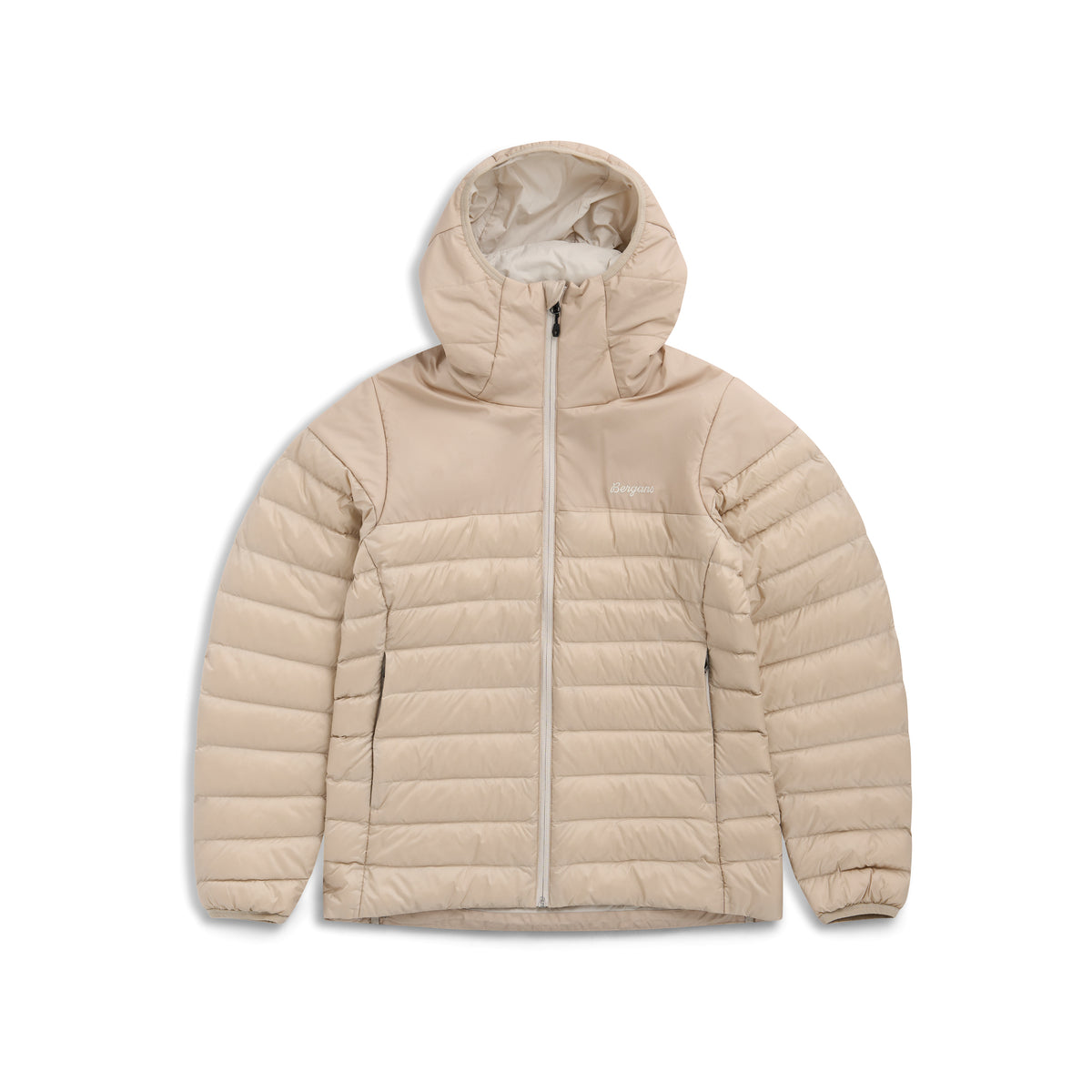 Bergans Lom Light Down Hood Jacket Women Beige