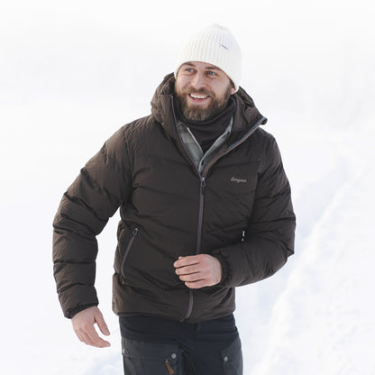 Bergans Garmo Down Hood Jacket Men Dark Chocolate