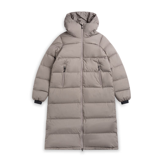 Bergans Urban Down Long Coat Women Rock Taupe