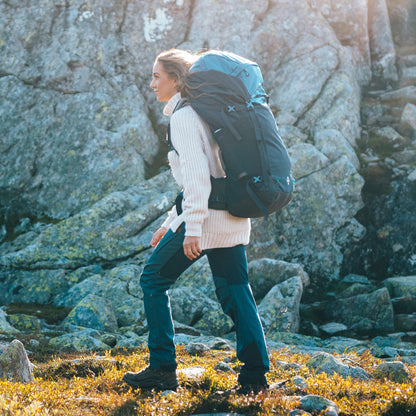 Bergans Nordmarka Favor Outdoor Pants Women Orion Blue/Navy Blue
