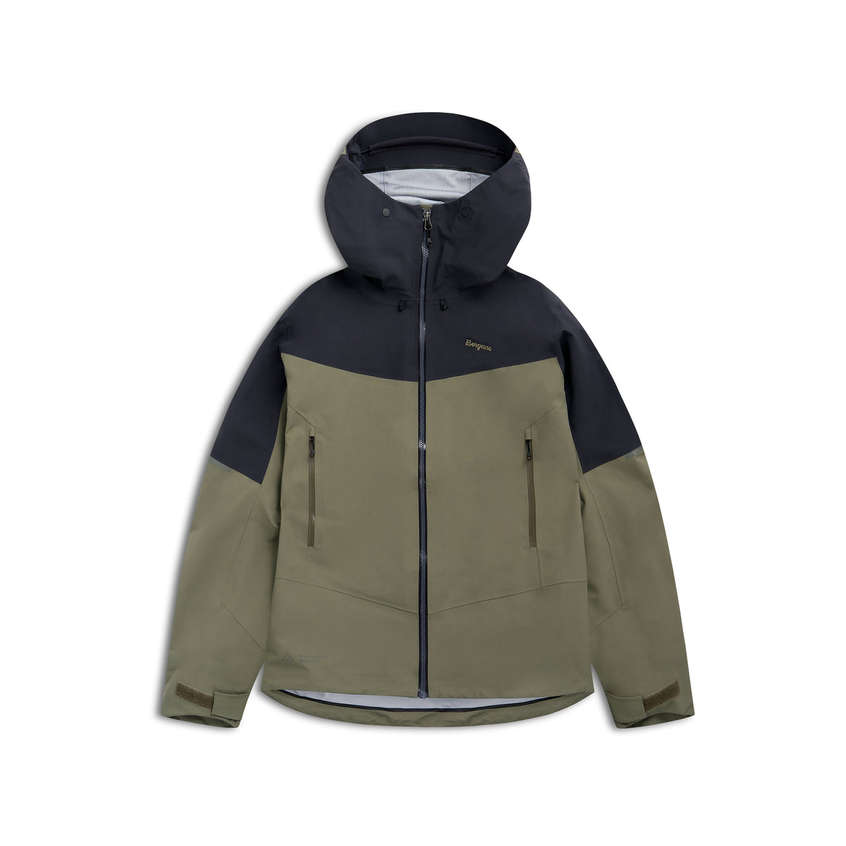 Bergans Rabot Alpine 3L Shell Jacket Men Green Mud / Dark Shadow Grey
