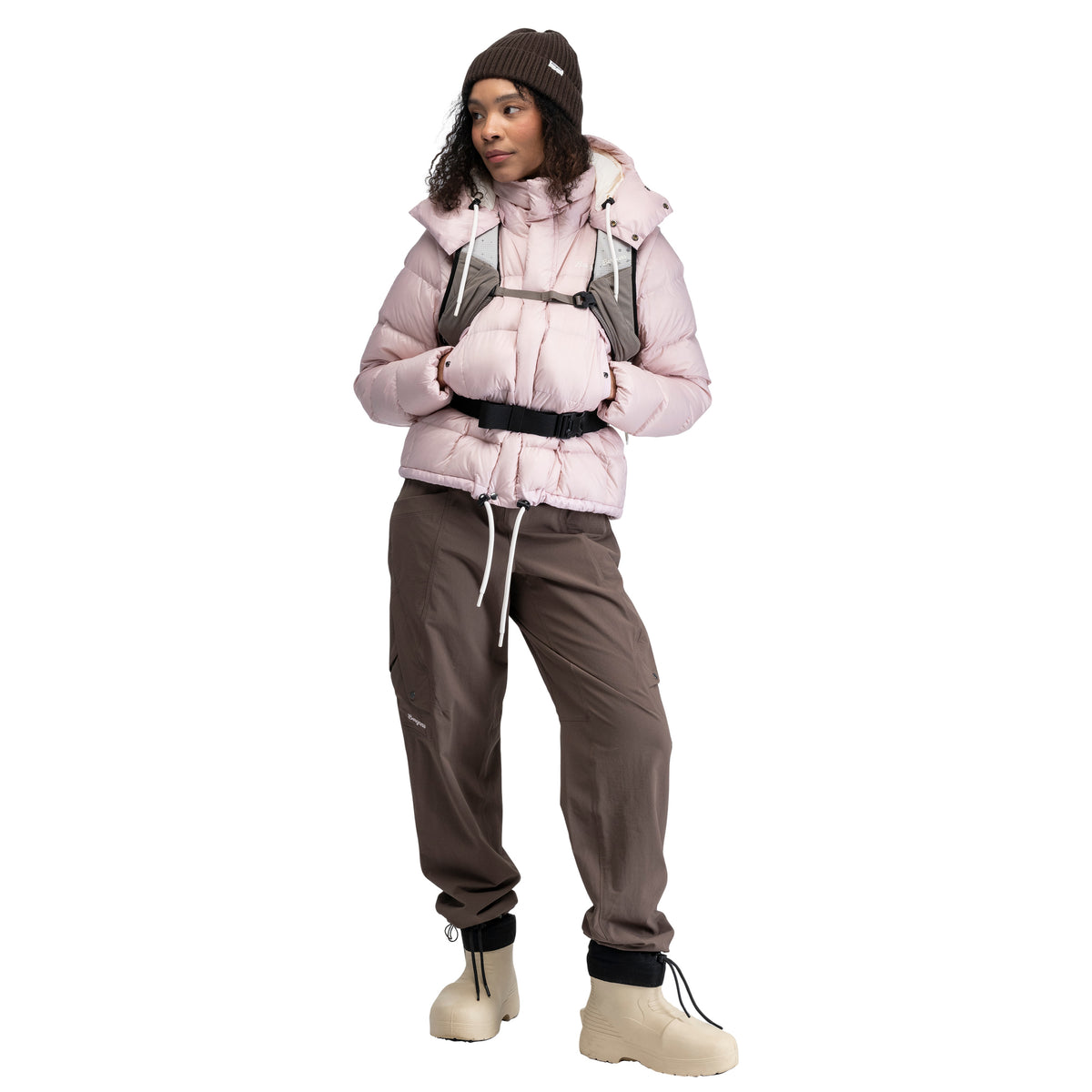 Bergans Vega Down Hood Jacket Women Faded Pink