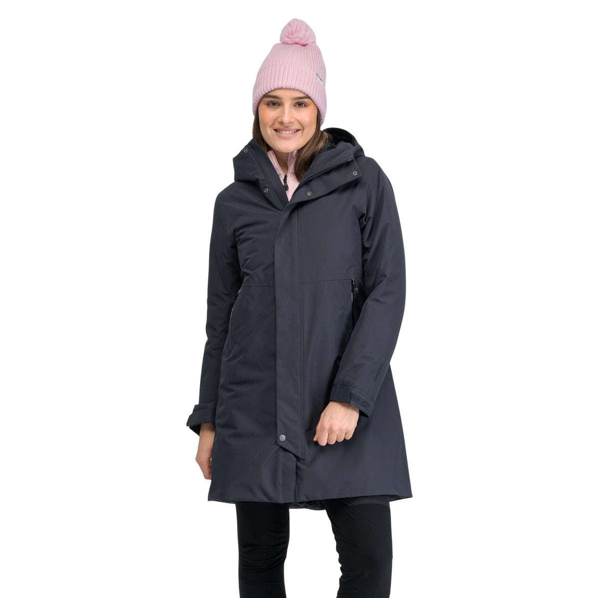 Bergans Oslo Insulated Shell Coat Women Dark Shadow Grey