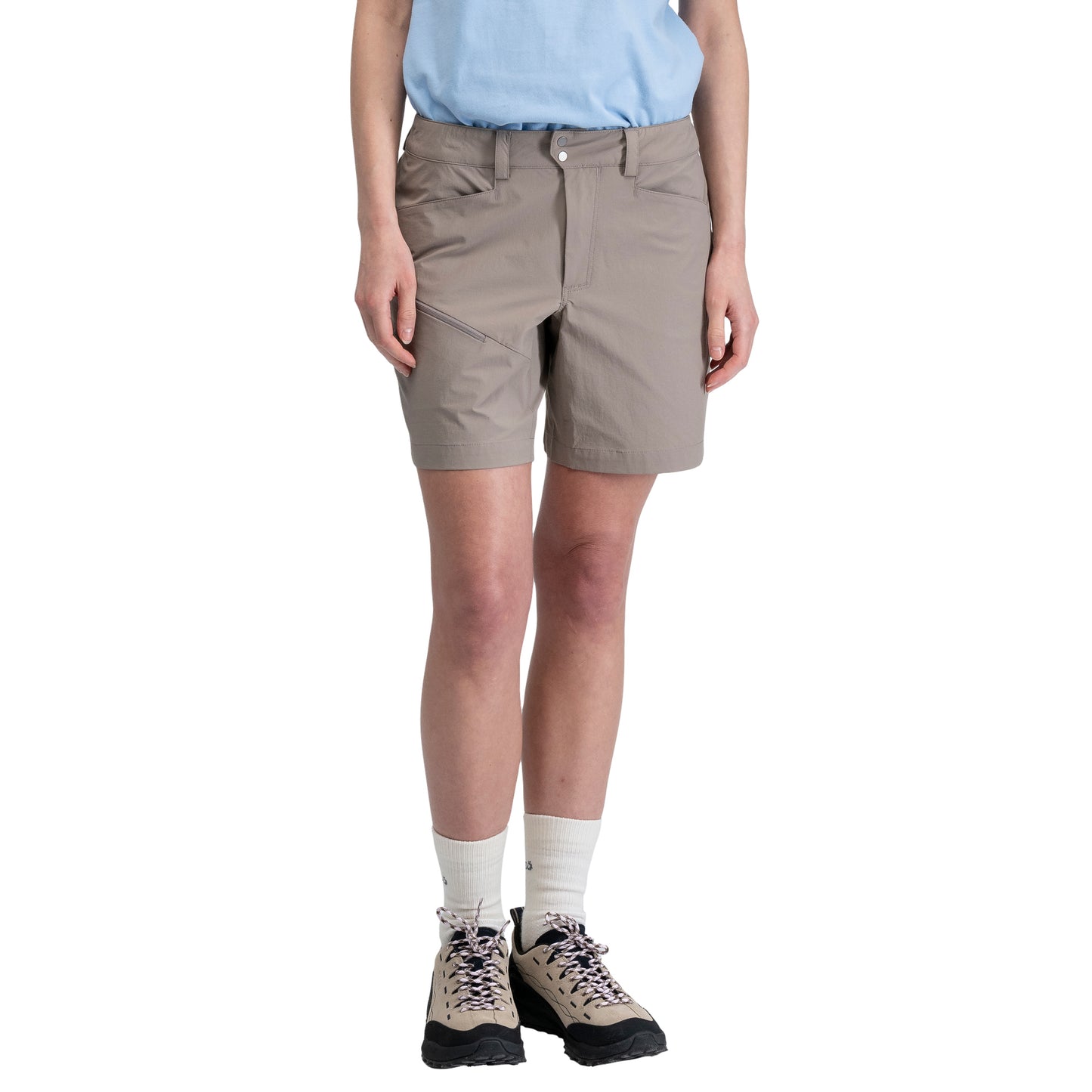 Bergans Rabot Light Softshell Shorts Women Rock Taupe