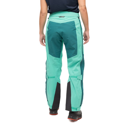 Bergans Tind 3L Shell Pants Women Light Malachite Green/Malachite Green