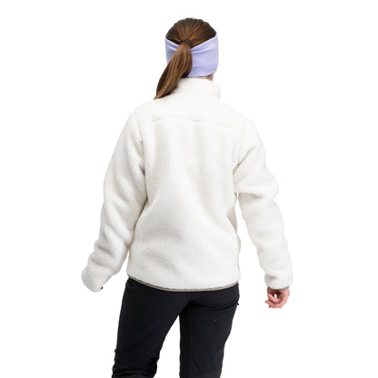 Bergans Lunnan Pile Fleece Jacket Junior Vanilla White