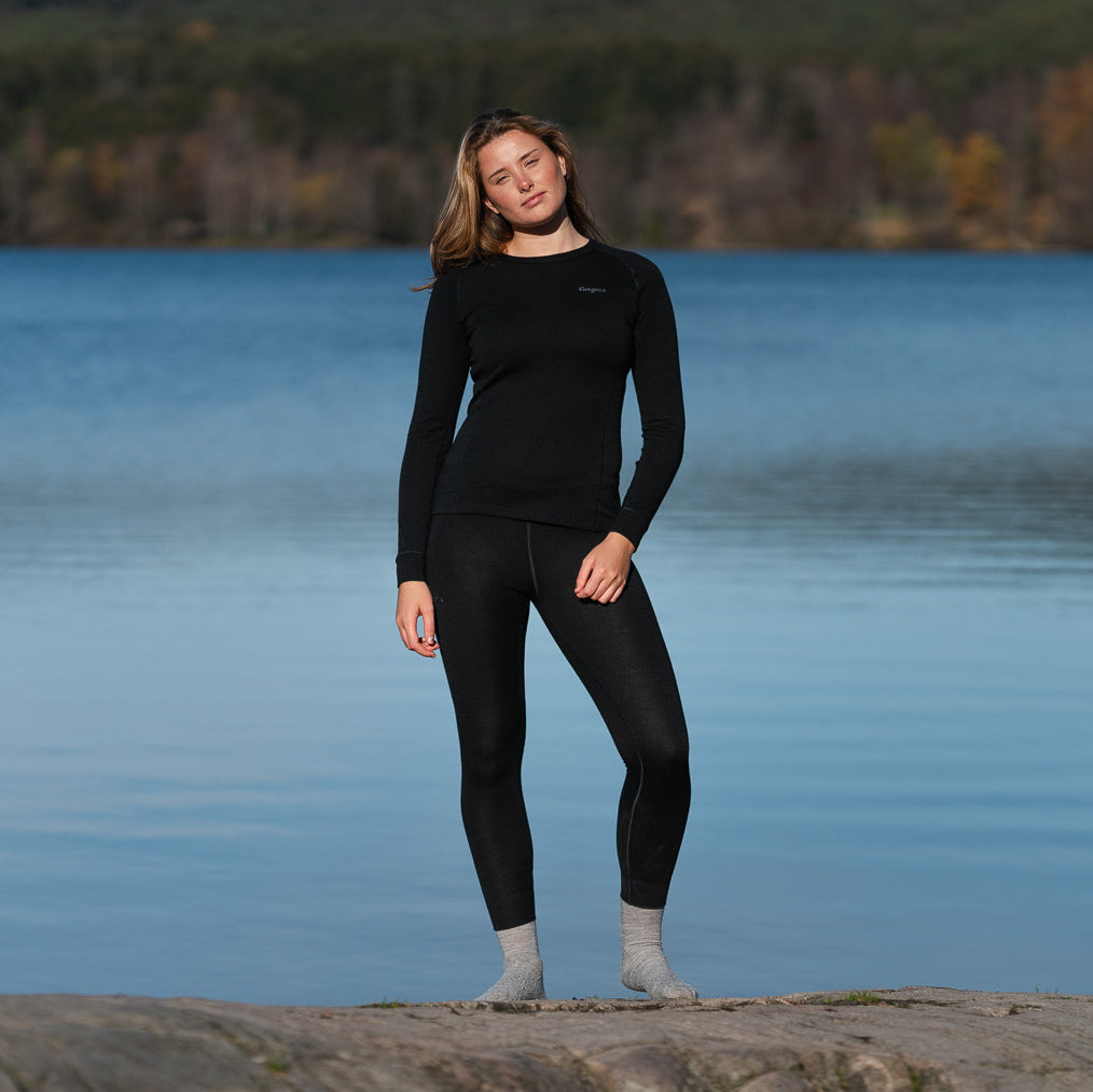 Bergans Inner:Dual Merino Tights Women Black