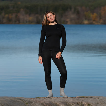 Bergans Inner:Dual Merino Tights Women Black